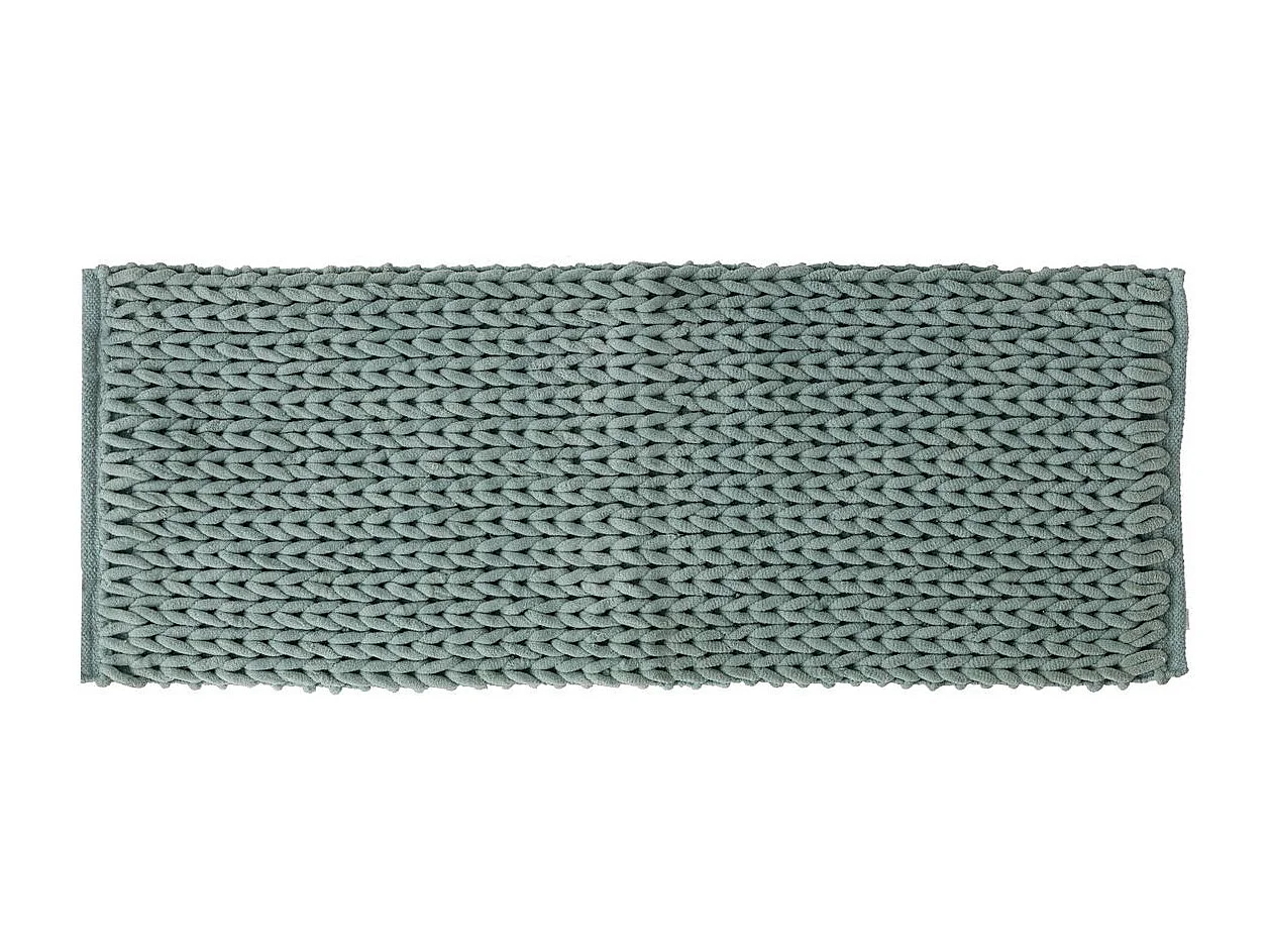 Grand Tapis de Salle de Bain épais Vert 50 x 120 cm