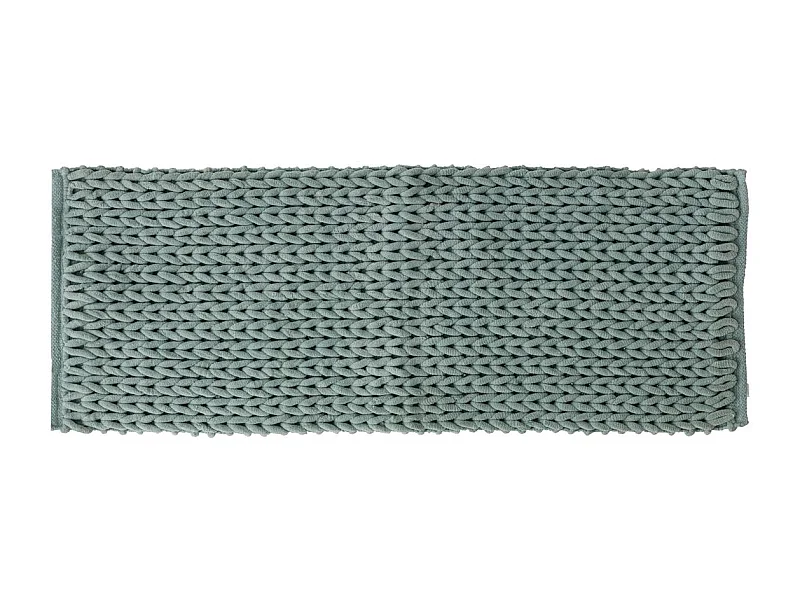 Grand Tapis de Salle de Bain épais Vert 50 x 120 cm