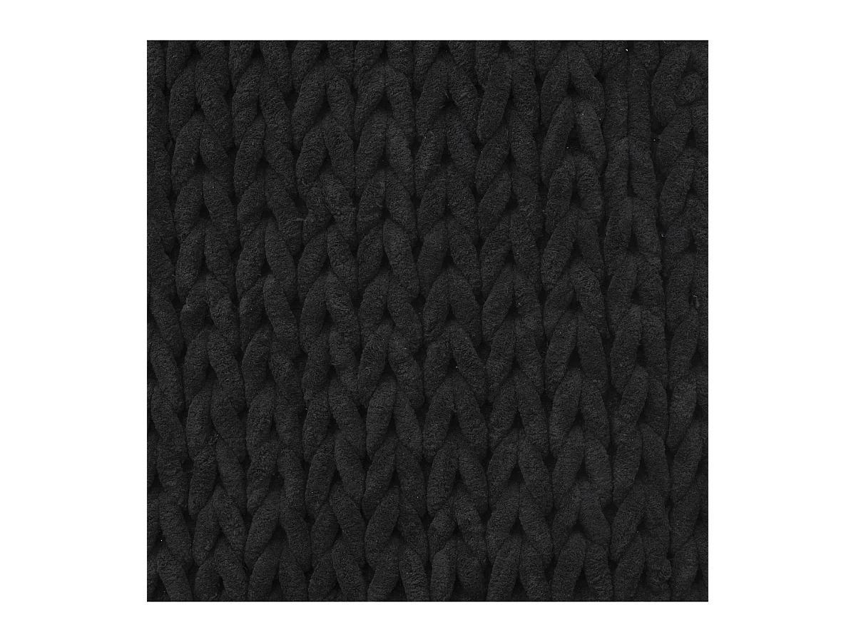 Grand Tapis de Salle de Bain épais Noir 50 x 120 cm