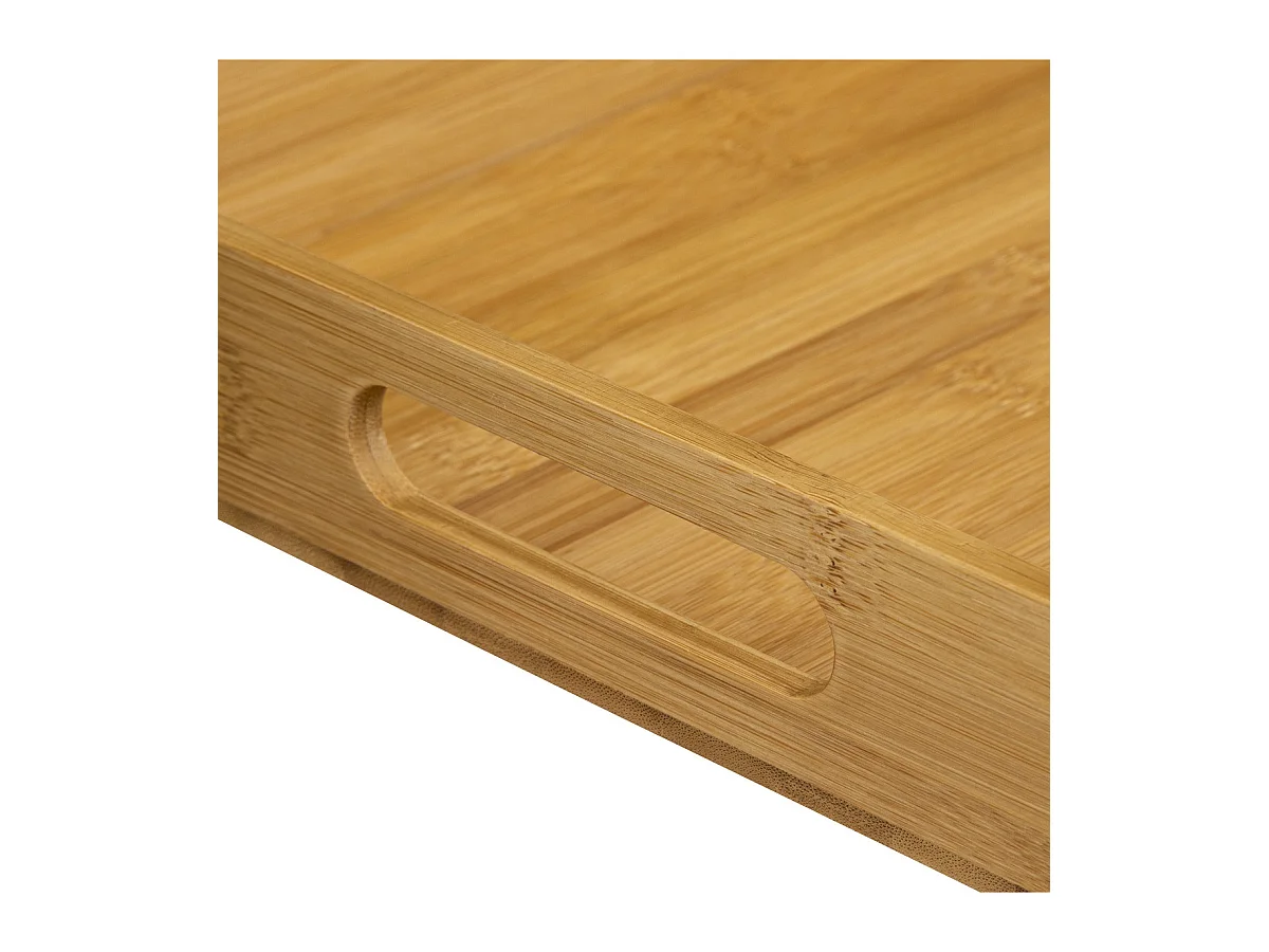 Set de 2 Plateaux de service en Bambou