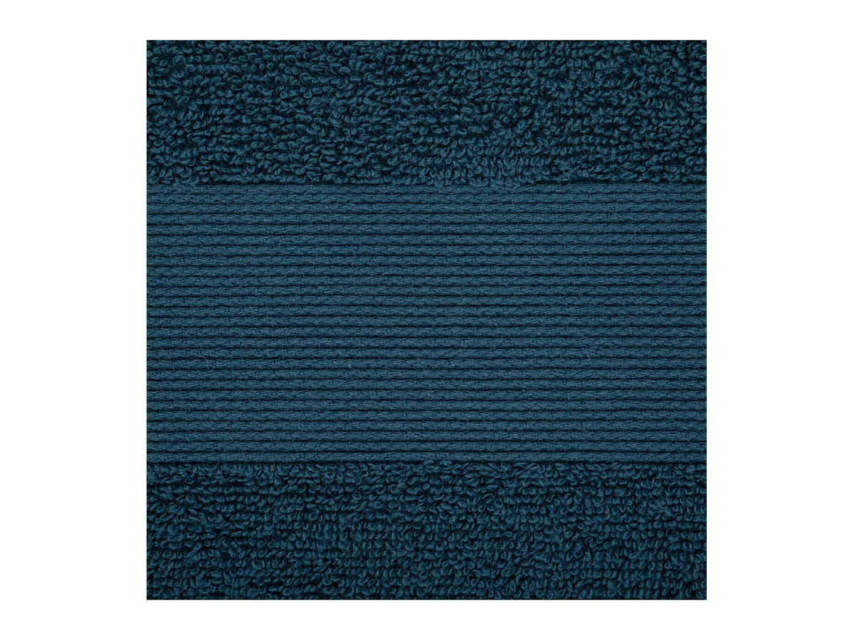 Drap de bain en Coton Bleu égéen tissu éponge 100 x 150 cm