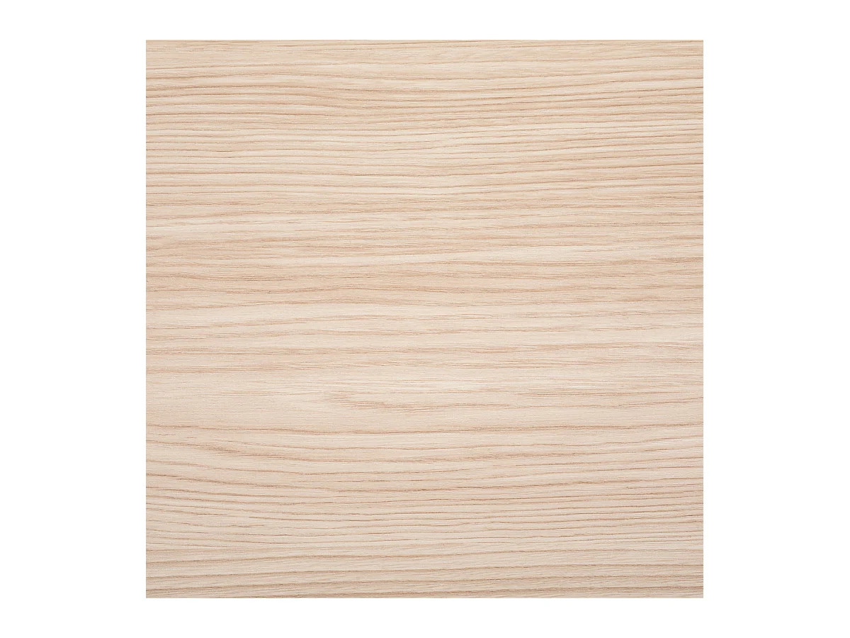 Table basse en bois et pieds en métal blanc 112 x 80 x H 40 cm