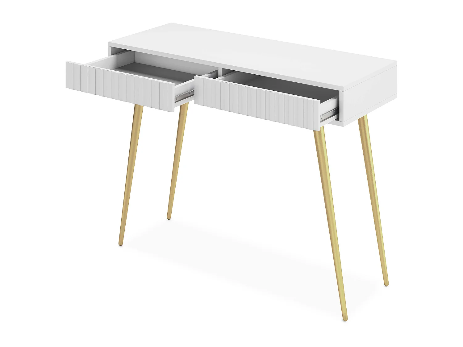 Coiffeuse -  104 cm - blanc - Bello