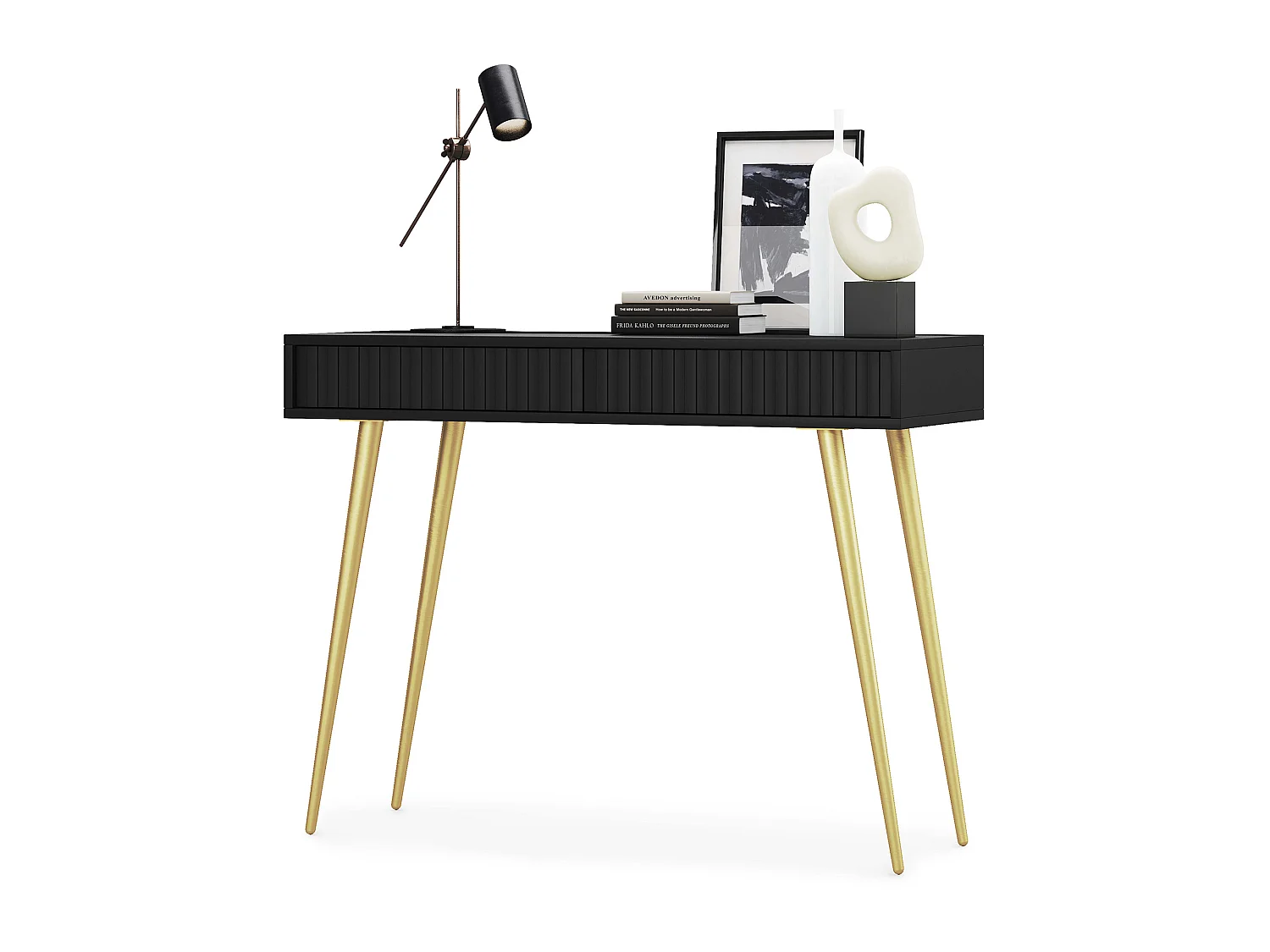 Coiffeuse -  104 cm - noir - Bello