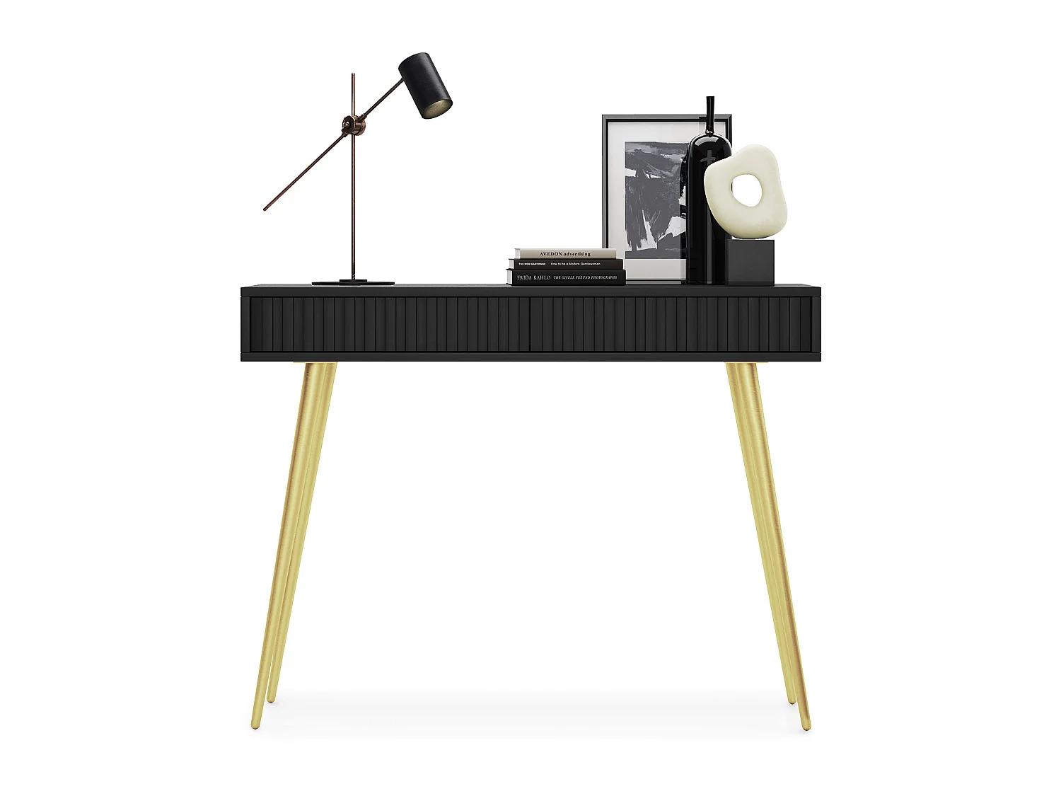 Coiffeuse -  104 cm - noir - Bello