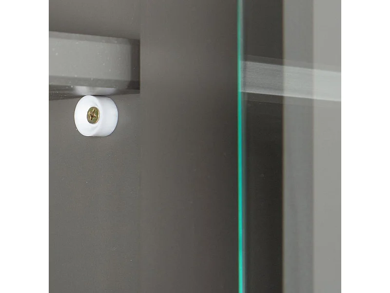 Vaisselier 5 Portes & 3 Tiroirs "Zernan" 191cm Gris