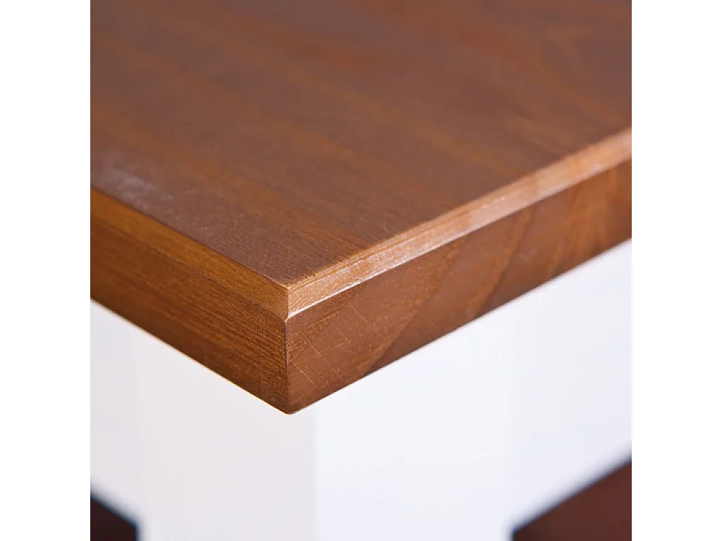 Vaisselier 5 Portes "Takao" 131cm Blanc & Naturel