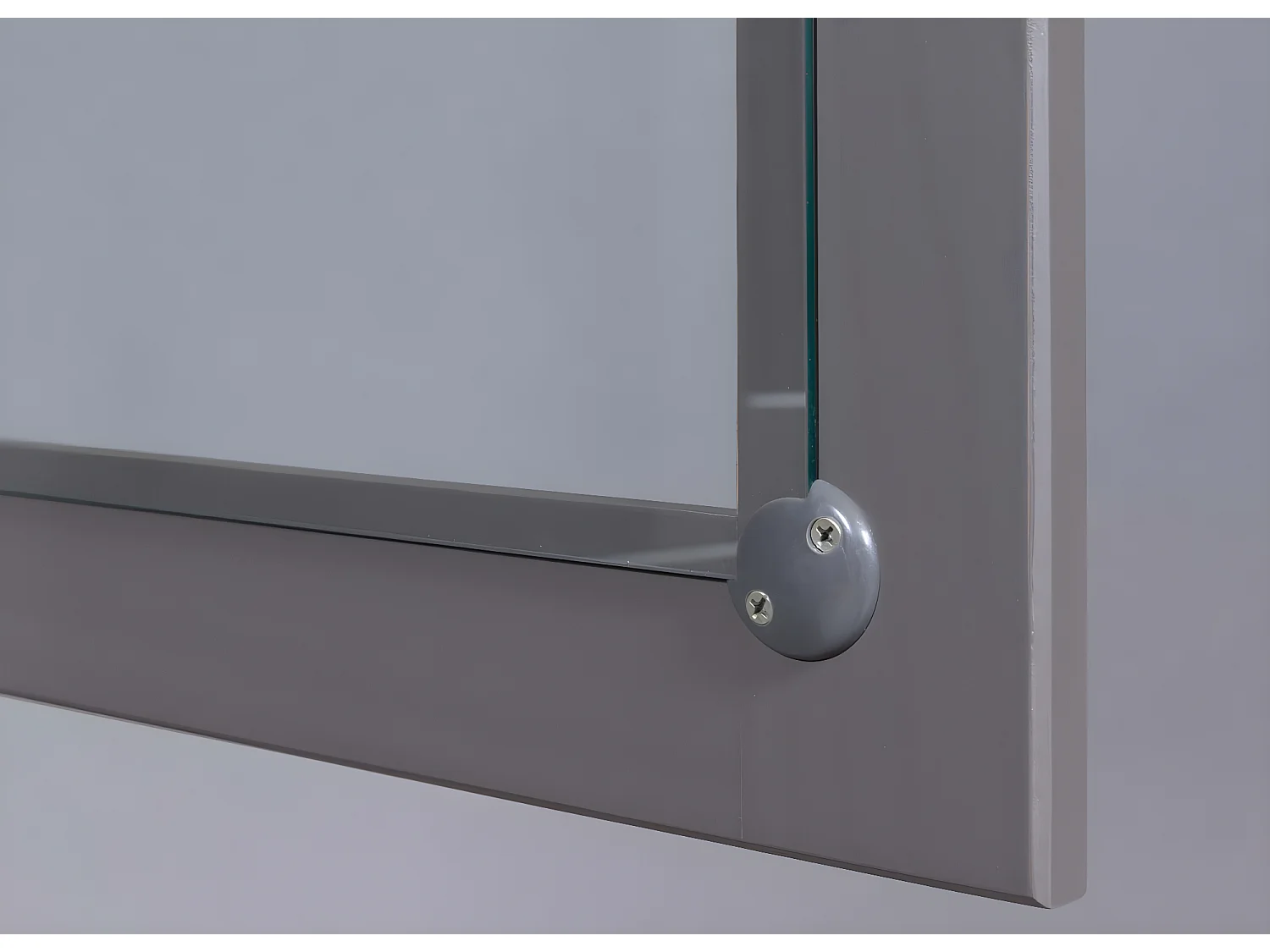 Vaisselier 2 Portes & 3 Tiroirs "Zernan" 190cm Gris