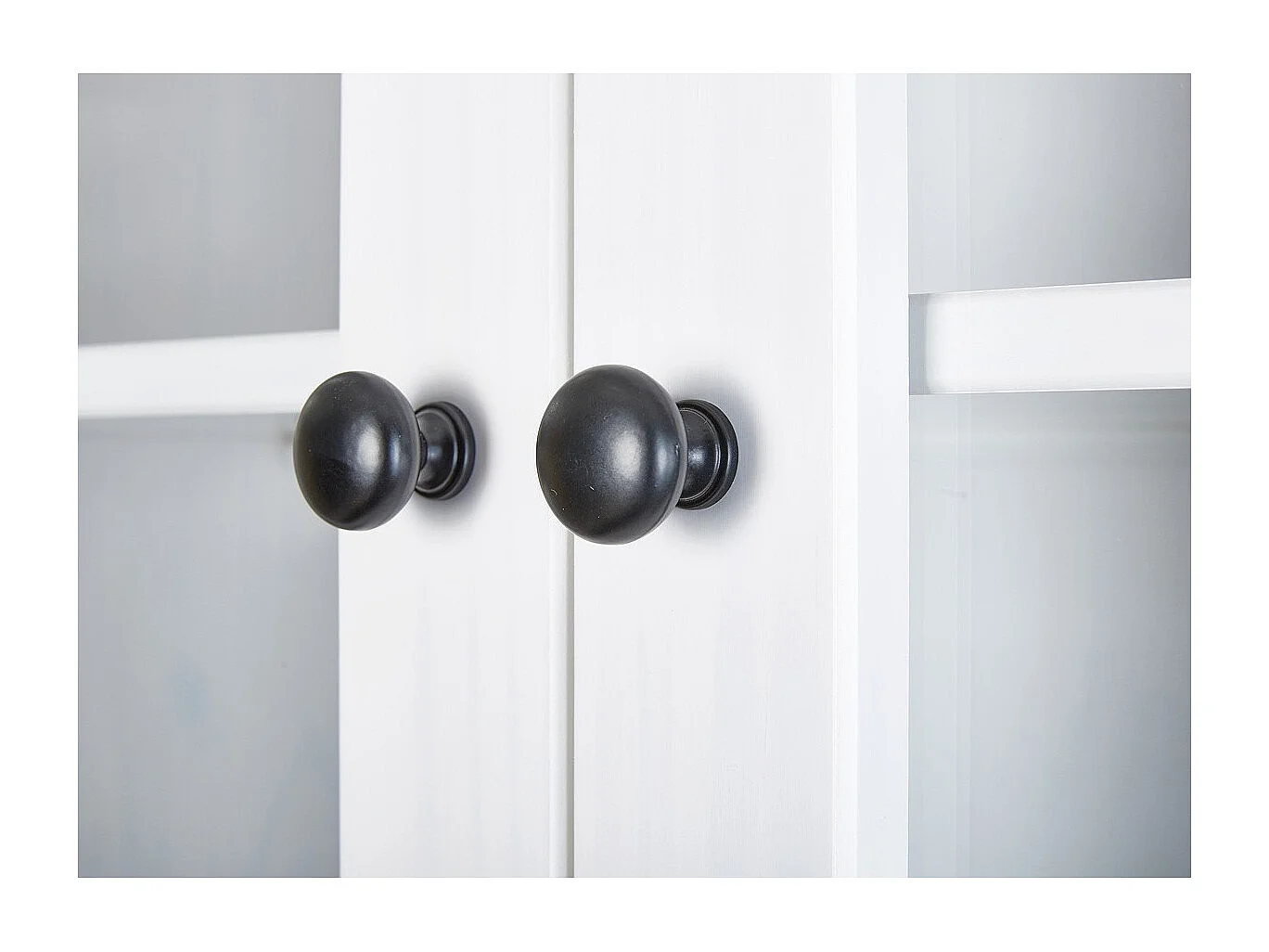 Campanou wit gelakt massief grenen commode met 4 deuren en 2 laden 90 cm