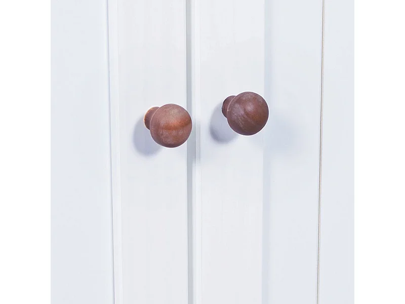 Vaisselier 5 Portes & 6 Tiroirs "Takao" 131cm Blanc