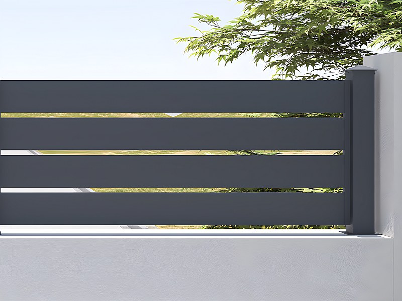 Extensión de valla con relieve Alt. 80,3 x Ancho 178,3 cm de aluminio ...