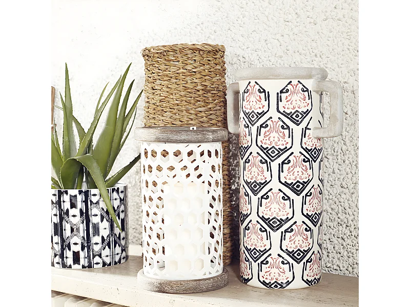 Vase Amaryllis Grand Format - Blanc