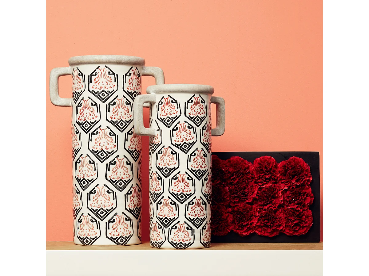 Vase Amaryllis Petit Format - Blanc