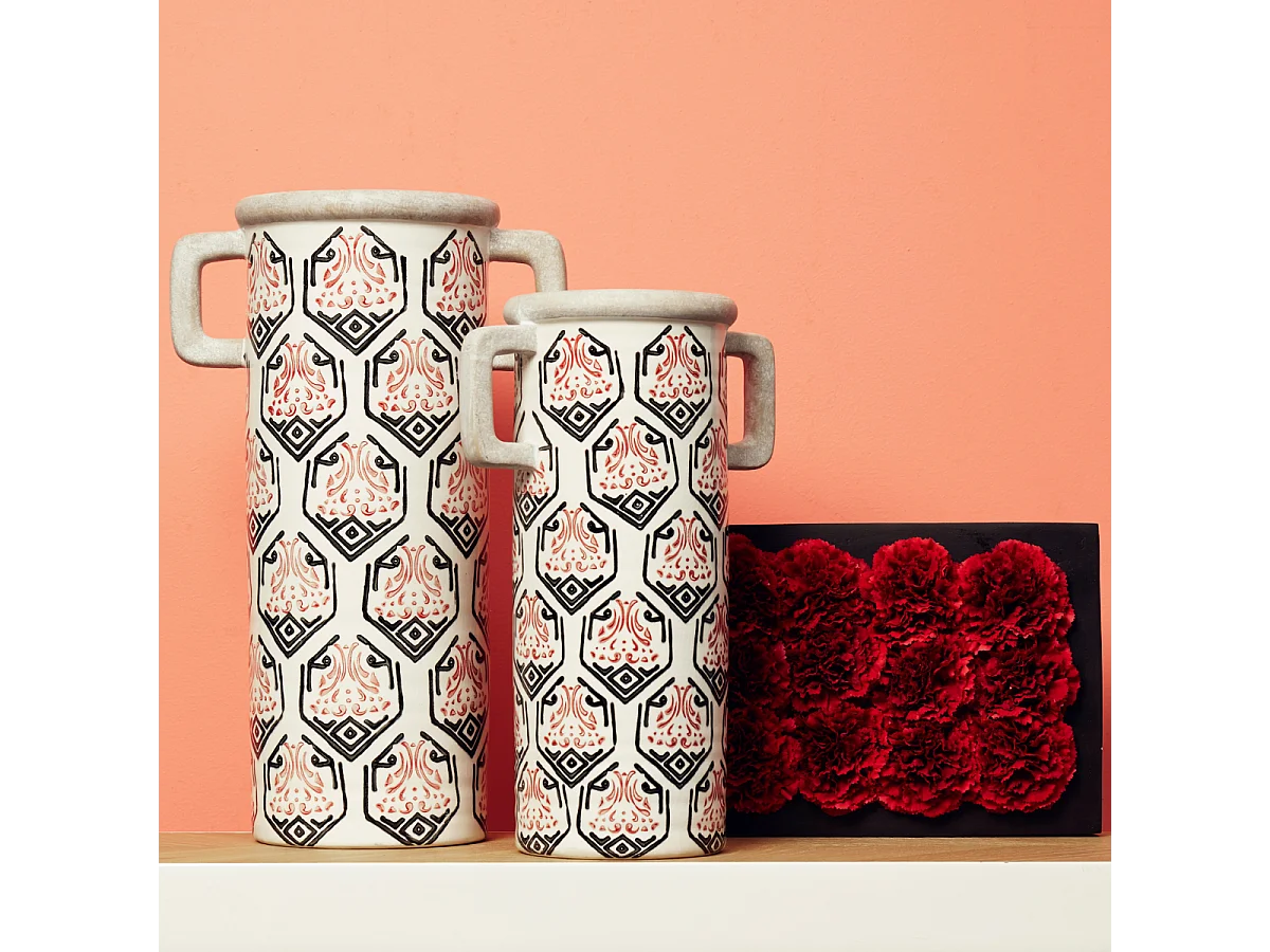 Vase Amaryllis Petit Format - Blanc