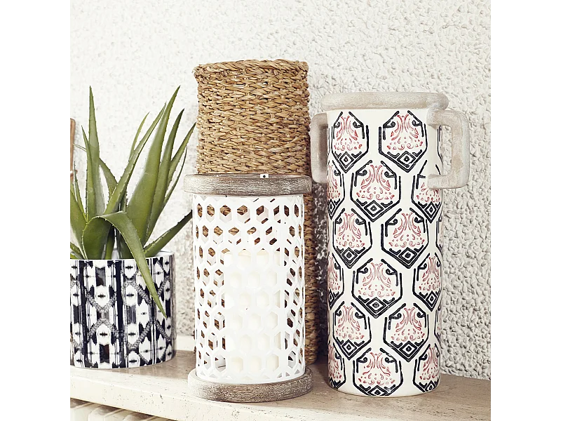 Vase Amaryllis Petit Format - Blanc