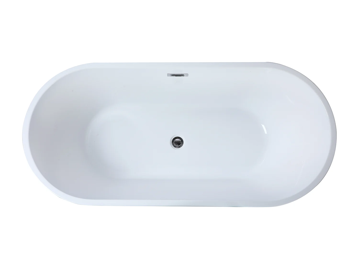 Freistehende Badewanne Design  - 201 L - 150 x 70 x 85 cm - Weiß - TWIGGY