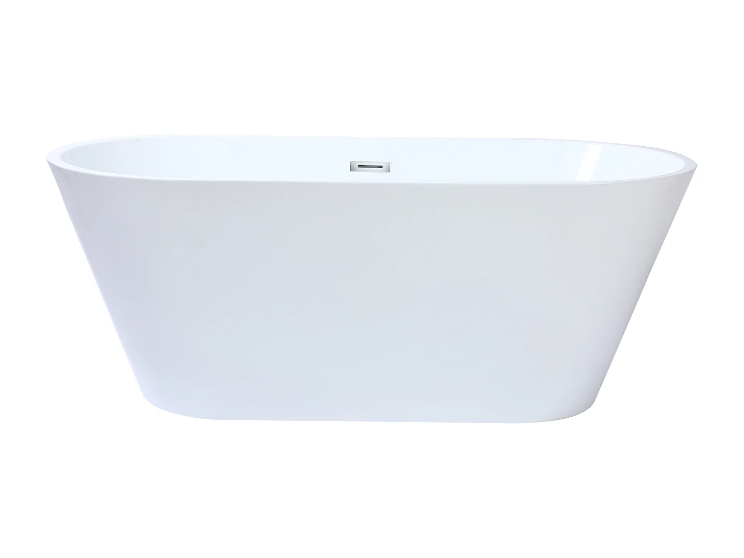 Bañera exenta design - 201 L - 150 x 70 x 58 cm - Blanco - TWIGGY