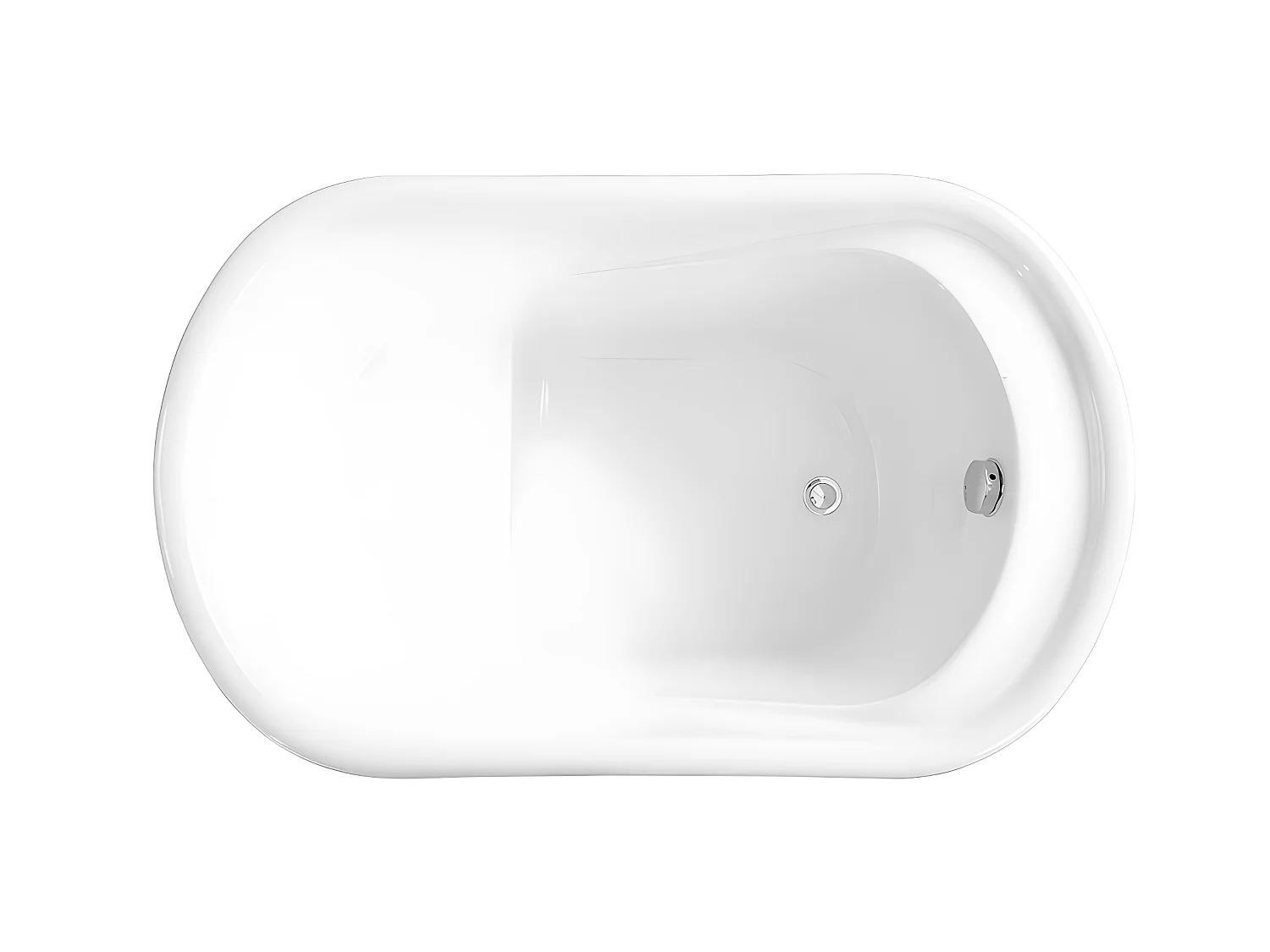 Badkuip PICCOLA - 1 plaats - 240 L - 120x75xH65cm - Zwart