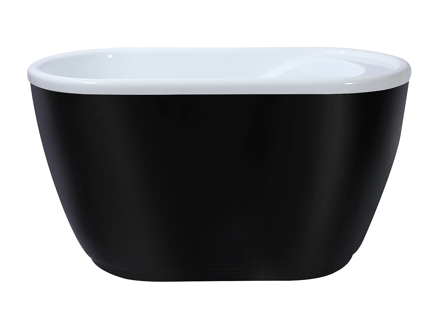 Klossbadet - 165 L - 120 x 75 x 65 cm - Svart - PICCOLA