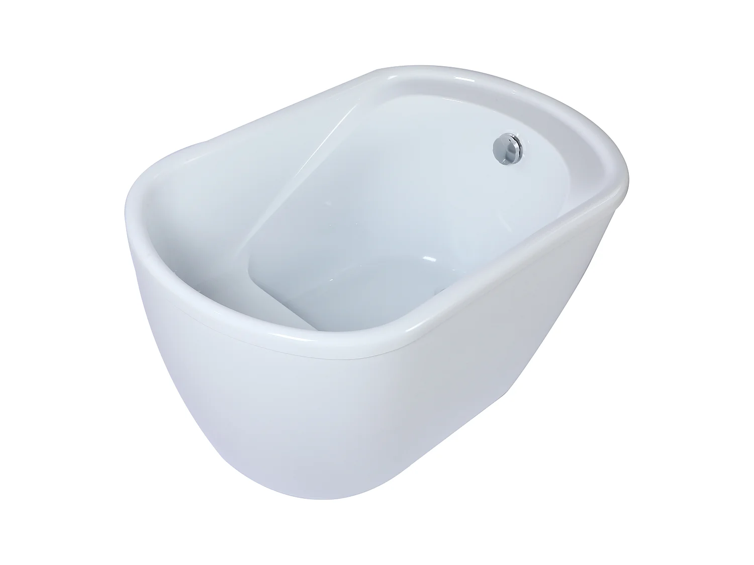 Badkuip PICCOLA - 1 plaats - 240 L - 120x75xH65cm - Wit