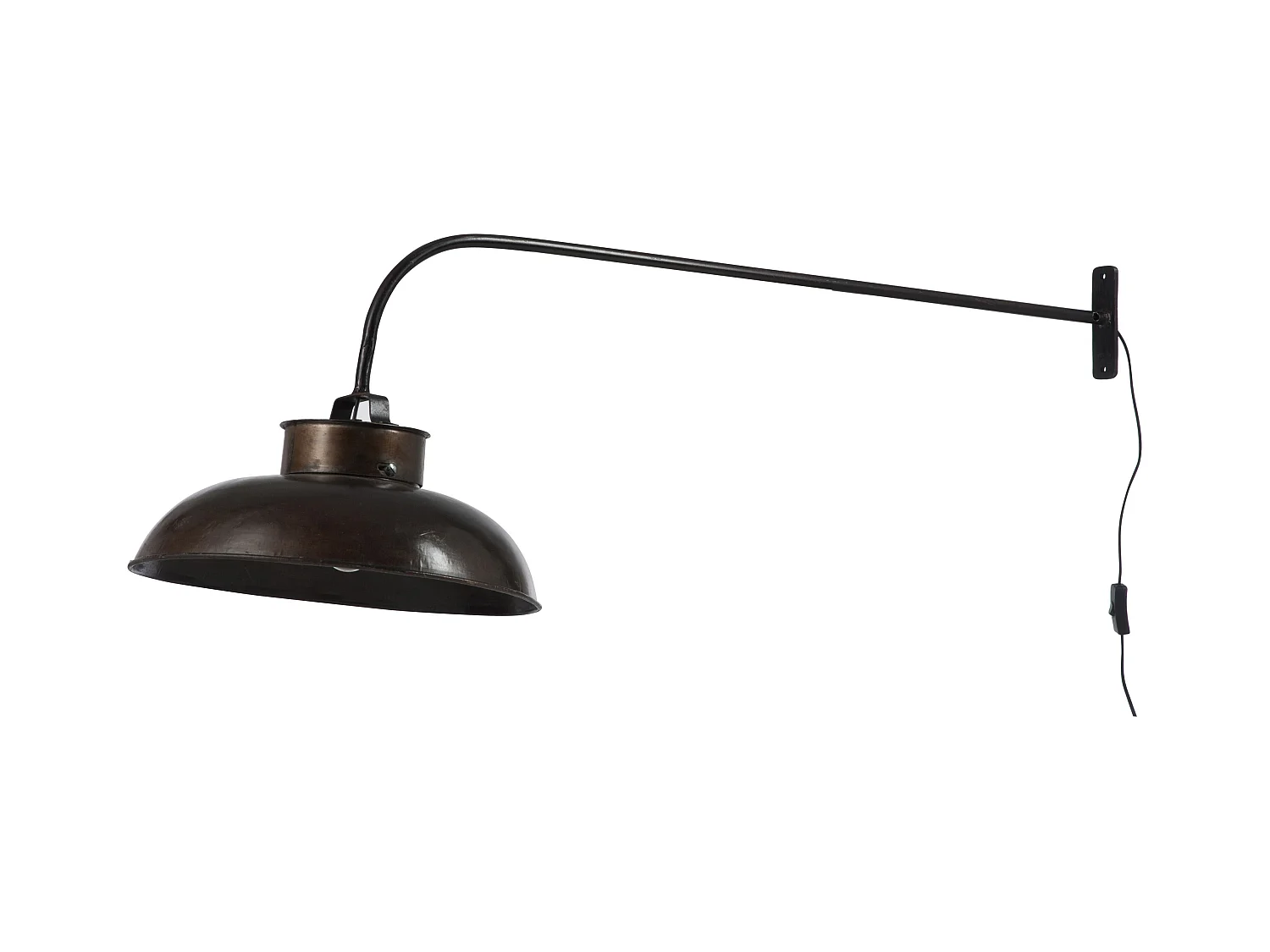 Lampe Murale en Métal "Lounge" 100cm Noir