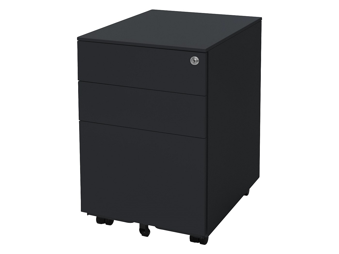 Carrello Mobile Con 6 Cassetti | In Legno Di Pino Massiccio | Vernice Bianca | Ruote | 35x40x65 Cm