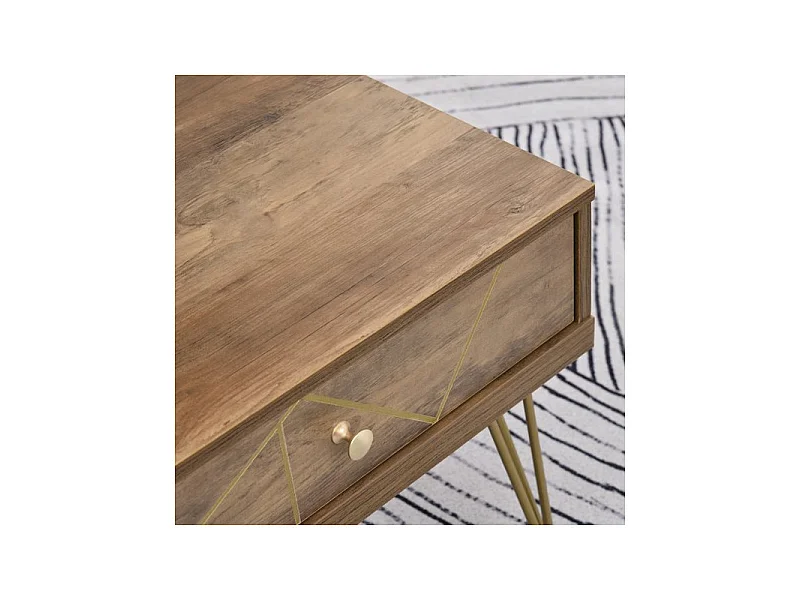 Table basse rectangle CAMEL marron