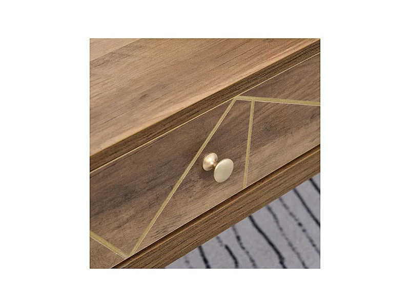 Table basse rectangle CAMEL marron