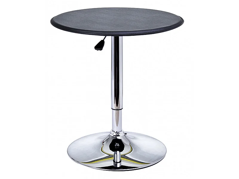 Table de Bar Contemporain Hauteur Réglable LUXURA Noir