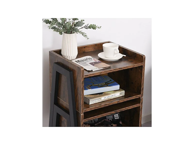 Lot de 2 tables GRIZZLY Marron