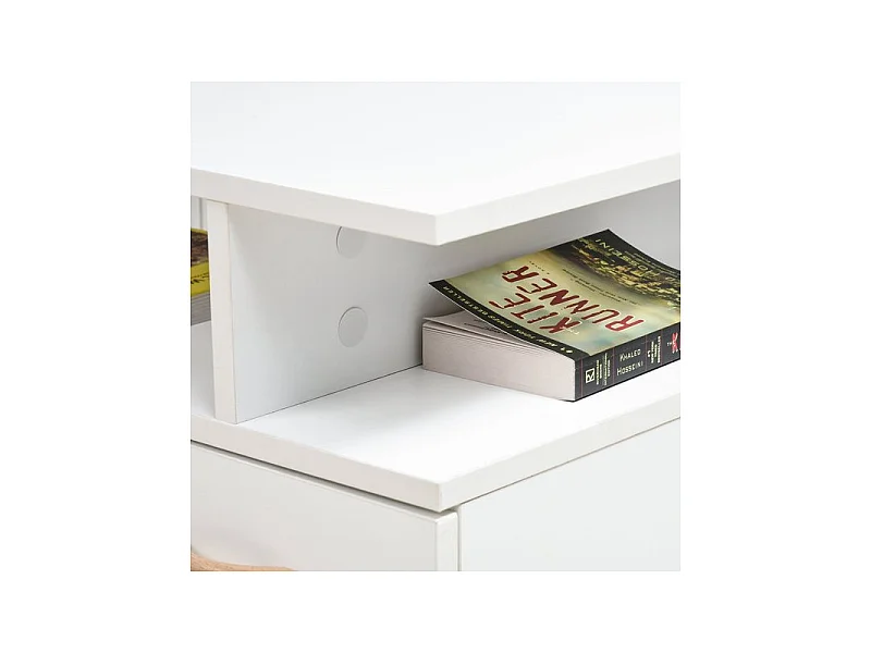 Table basse design CONNIE blanche