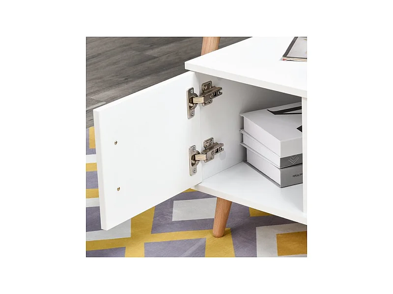 Table basse design CONNIE blanche