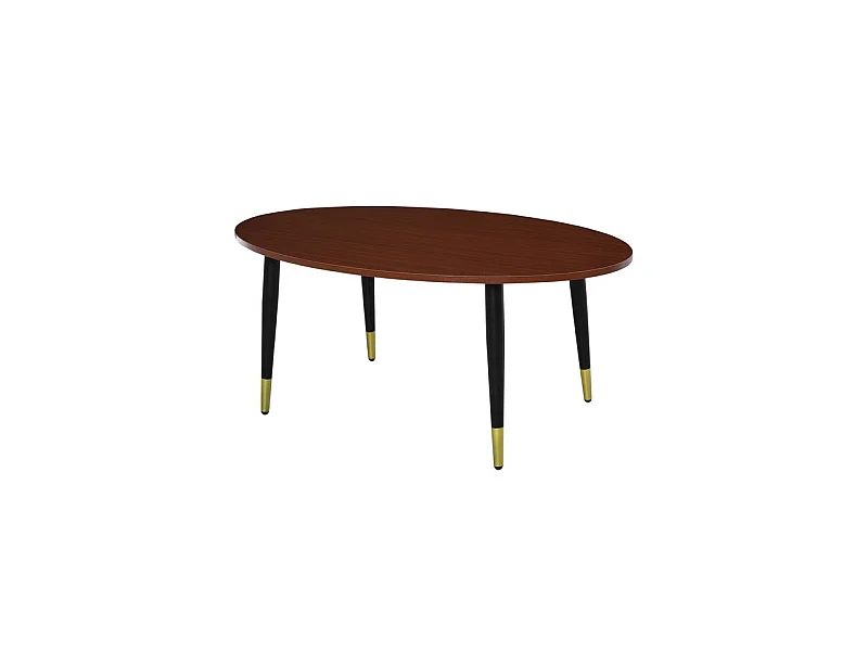 Table basse ovale ROCHEFORT Marron
