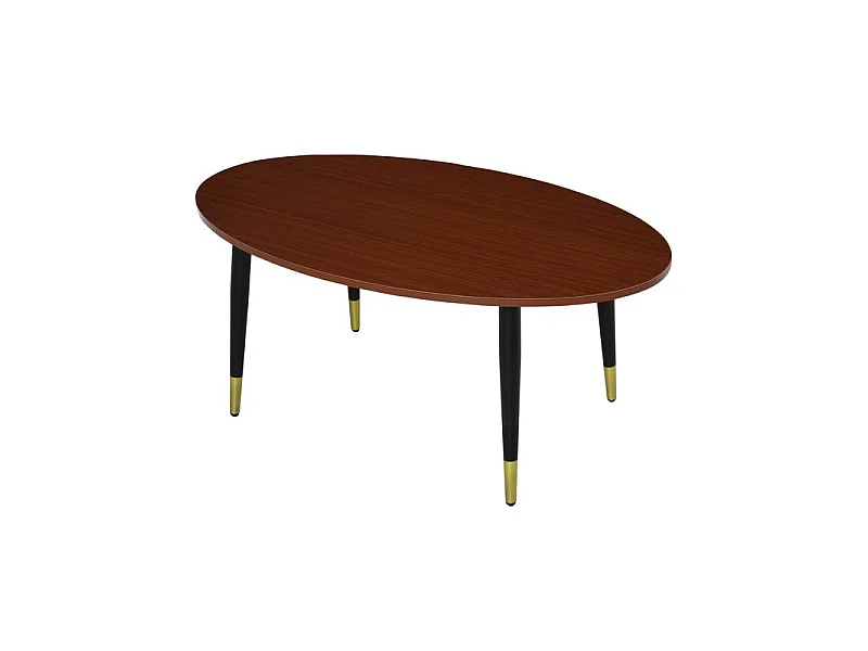 Table basse ovale ROCHEFORT Marron