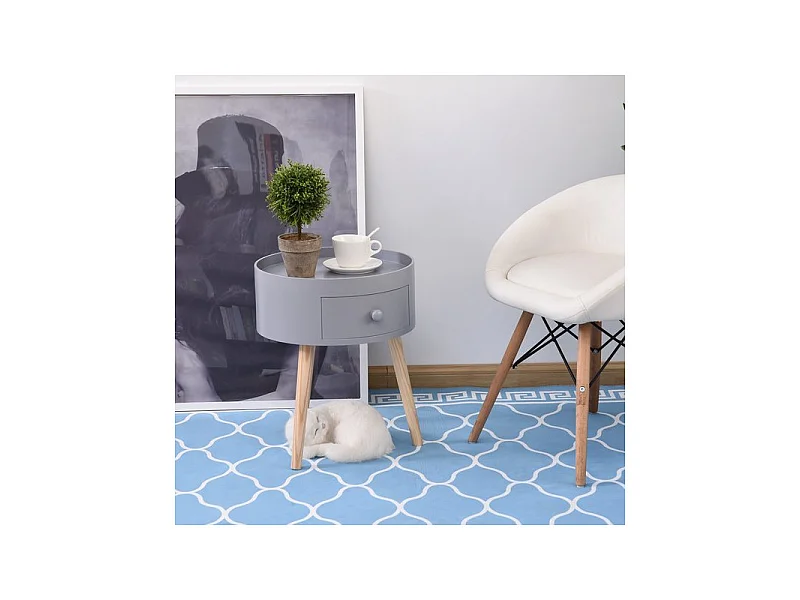 Table basse scandinave BETTY Grise