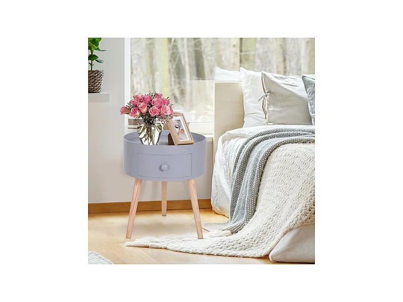 Table basse scandinave BETTY Grise