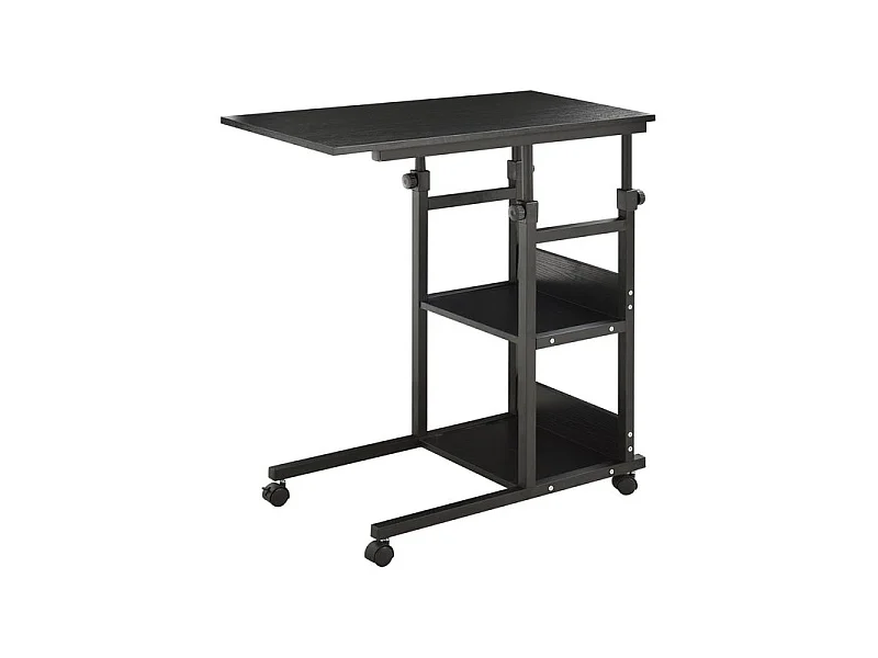 Table de lit réglable NANNY noire