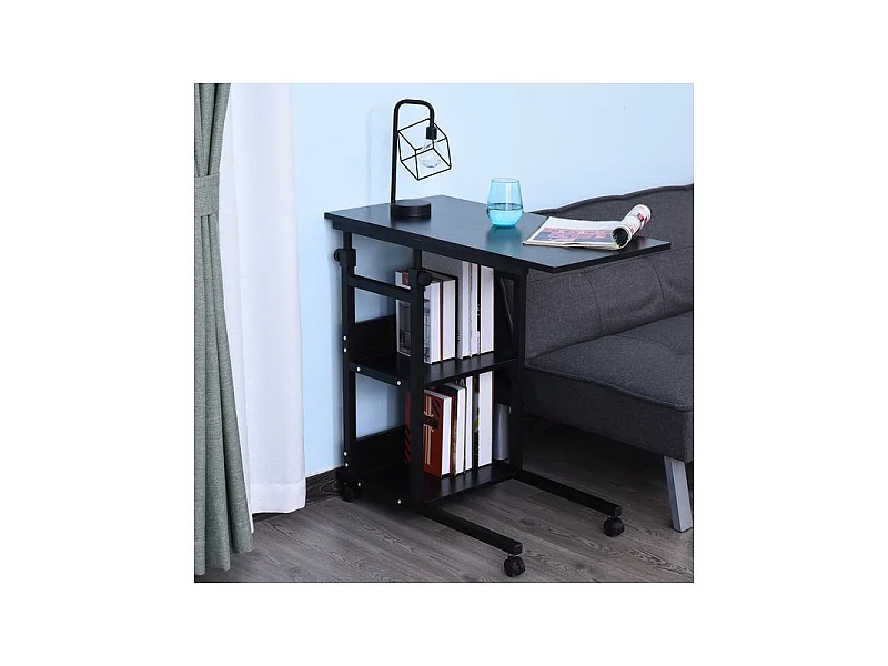 Table de lit réglable NANNY noire