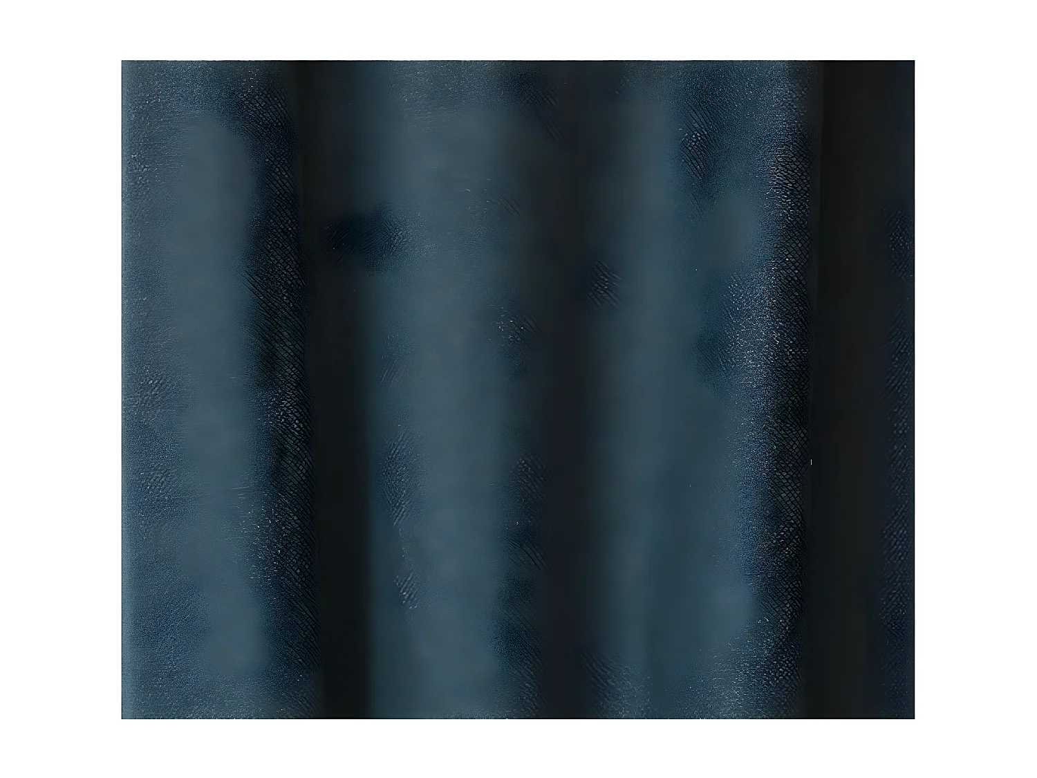 Lot de 2 Rideaux à  œillets isolant et occultant Bleu Egéen 140 x 260 cm