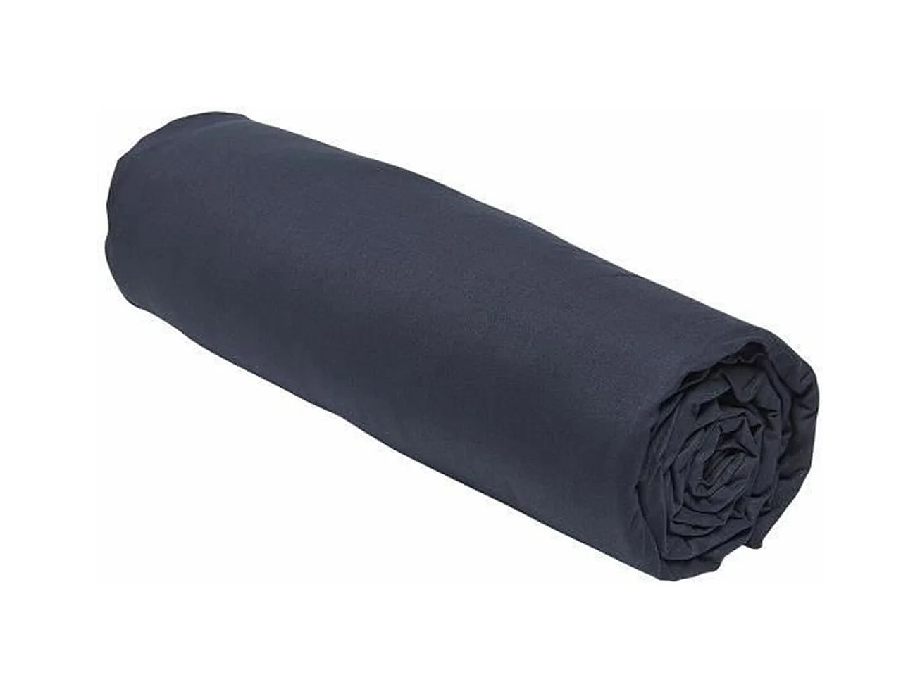 Drap inférieur réglable 100% coton qualité 144 fils, en couleurs unies. Marine 135x200cm
