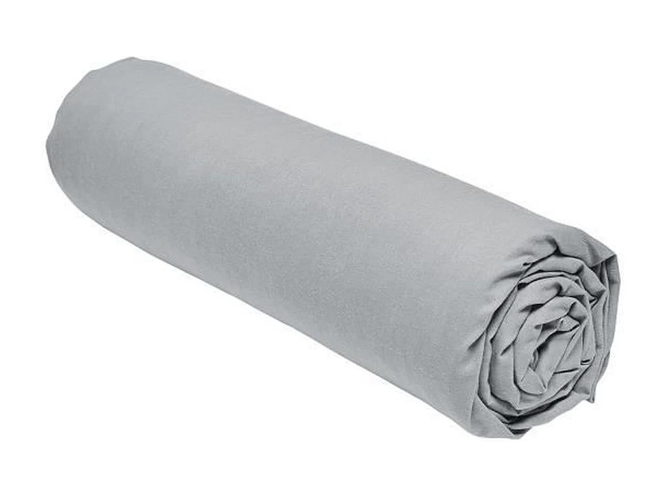 Drap housse - 140 x 190 cm uni - Acier