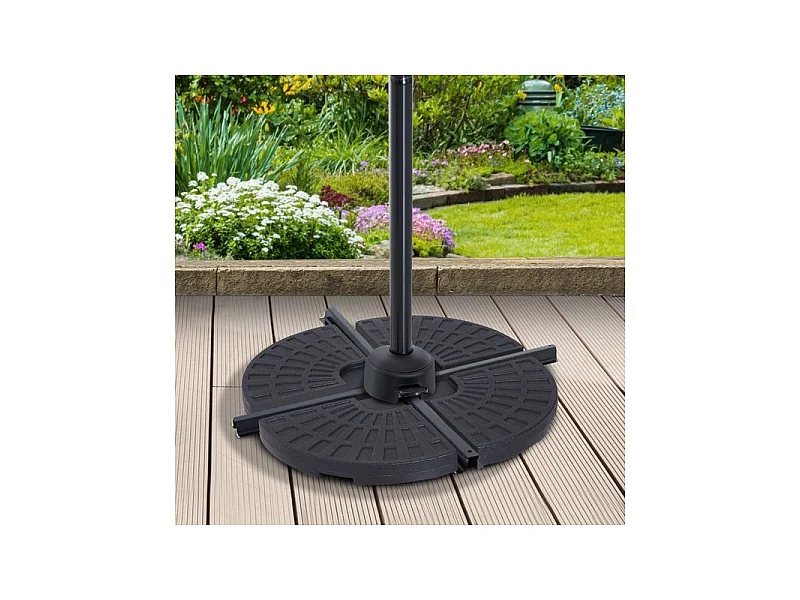 Lot de 4 poids de lestage MONTMARTRE noir