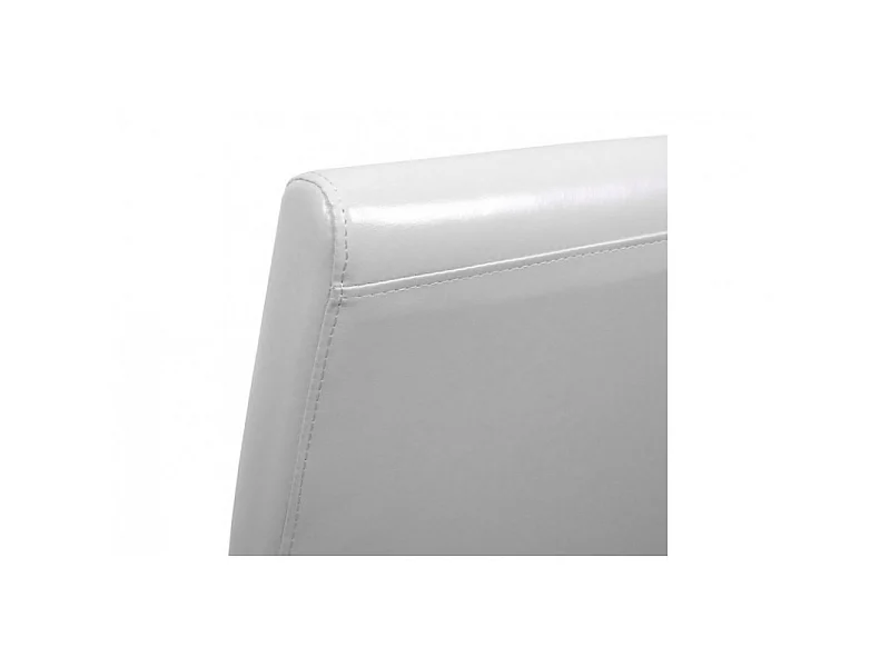 Chaise de salle à manger lot de 2 SANTORINI blanc