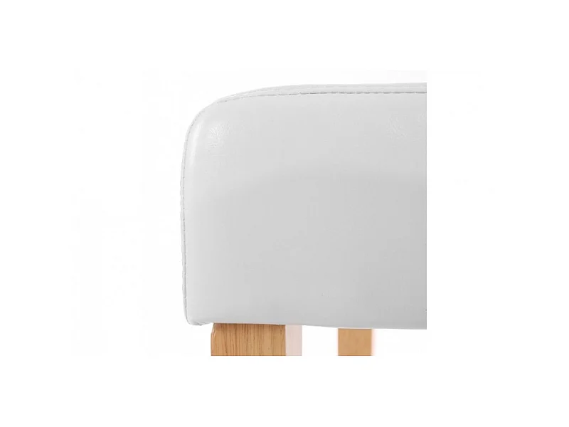 Chaise de salle à manger lot de 2 ATHENA  blanc