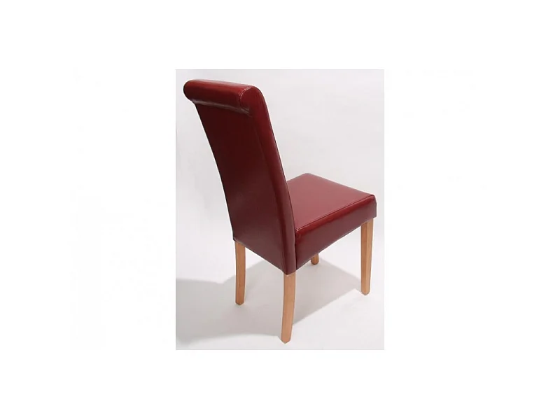 Chaise de salle à manger lot de 2 FLORENCE rouge