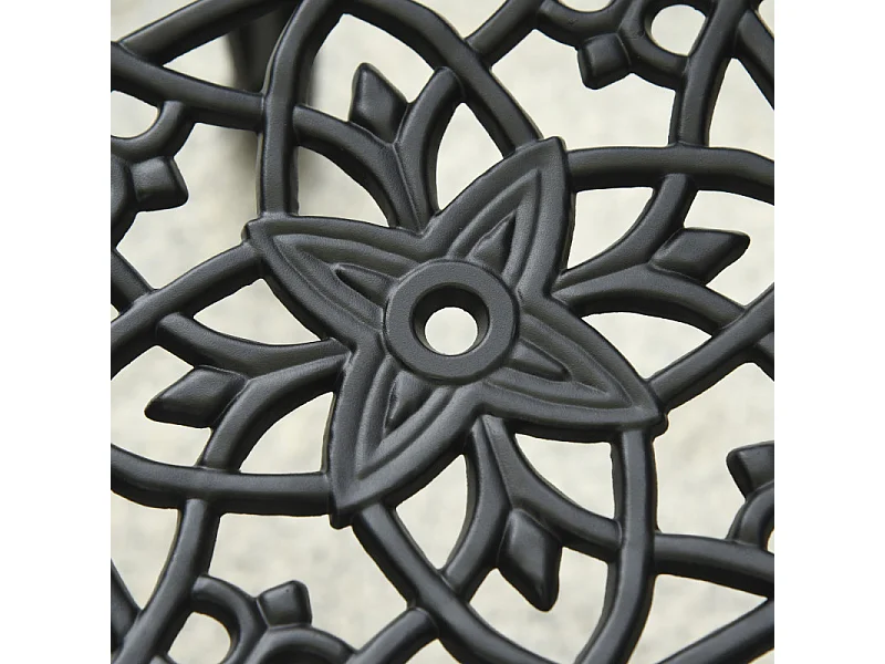 Ensemble de jardin baroque MERCREDI noir