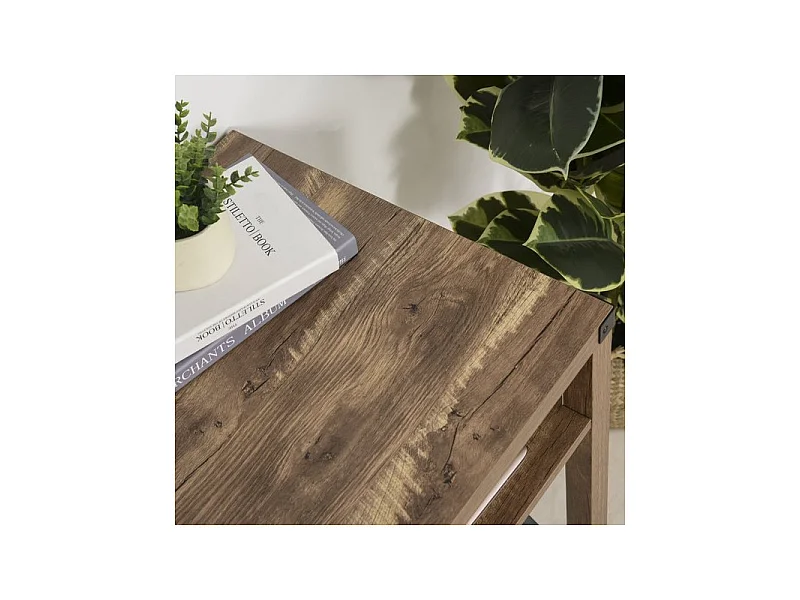 Bureau design industriel imitation bois Montana