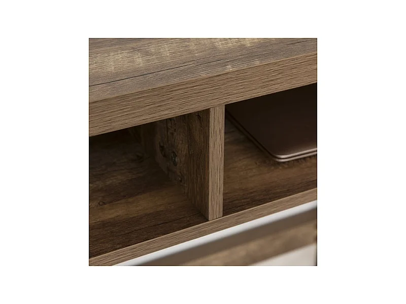 Bureau design industriel imitation bois Montana