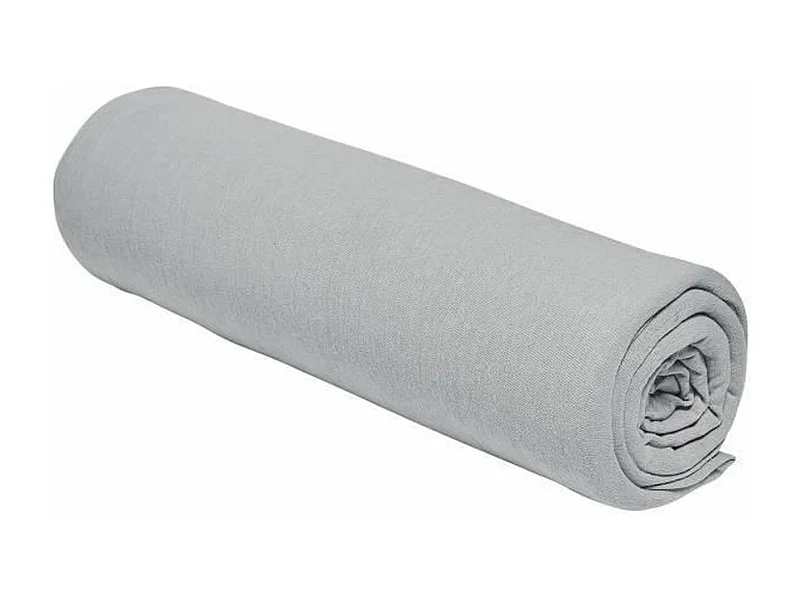 Drap housse - 90 x 190+25 cm jersey - Acier