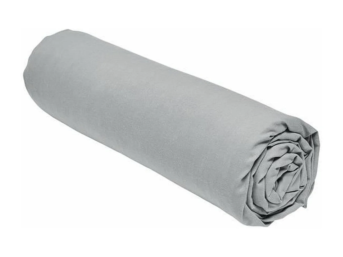 Drap housse - 90 x 190 cm uni - Acier